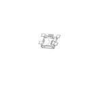 Micro usb 5p female smt b type sinking board 1.17mm and shell leg smt type